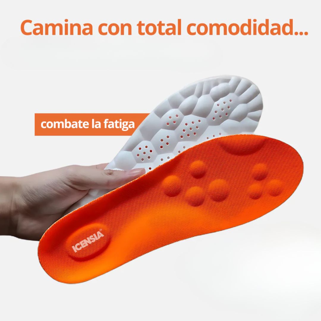 Plantilla ortopedica masaje