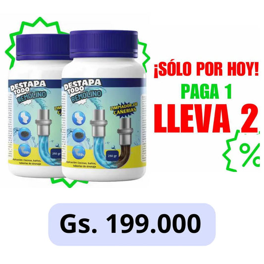Oferta 2 x 1 Wild Tornado: El poder que destapa tus caños sin esfuerzo