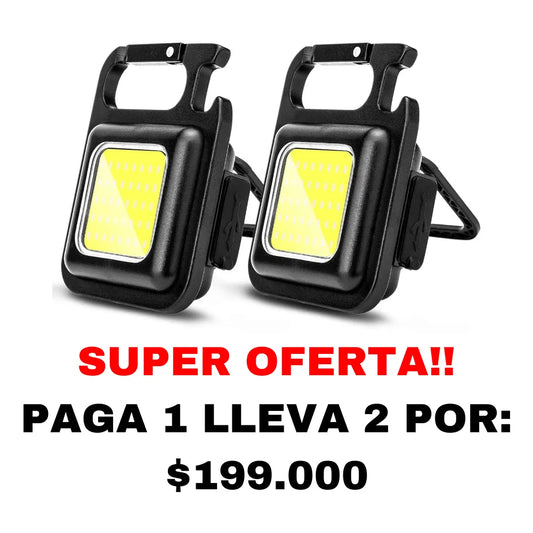 MicroFlash™ – 2 x 1  Las linternas llavero que te salvan en cualquier momento