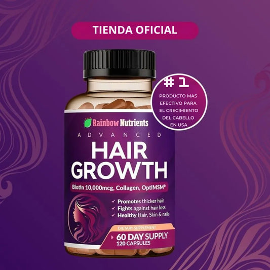 HAIR GROWTH - El suplemento que tu cabello, uñas y piel necesitan!