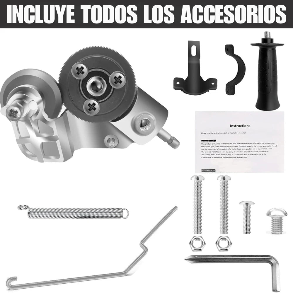 DrillCut Pro™ – Cortá láminas metálicas como un profesional, sin esfuerzo.