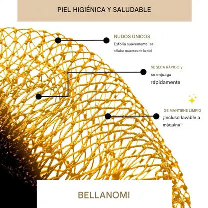 Esponja Exfoliante Africana Extendida de 45″ – Tu piel suave y luminosa, sin esfuerzo