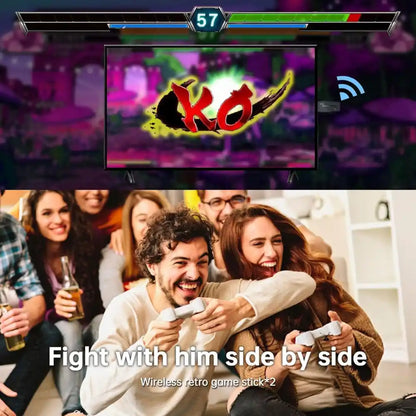 GAME STICK - Consola Retro con mas de 20.000 juegos preinstalados, incluye todos los accesorios.