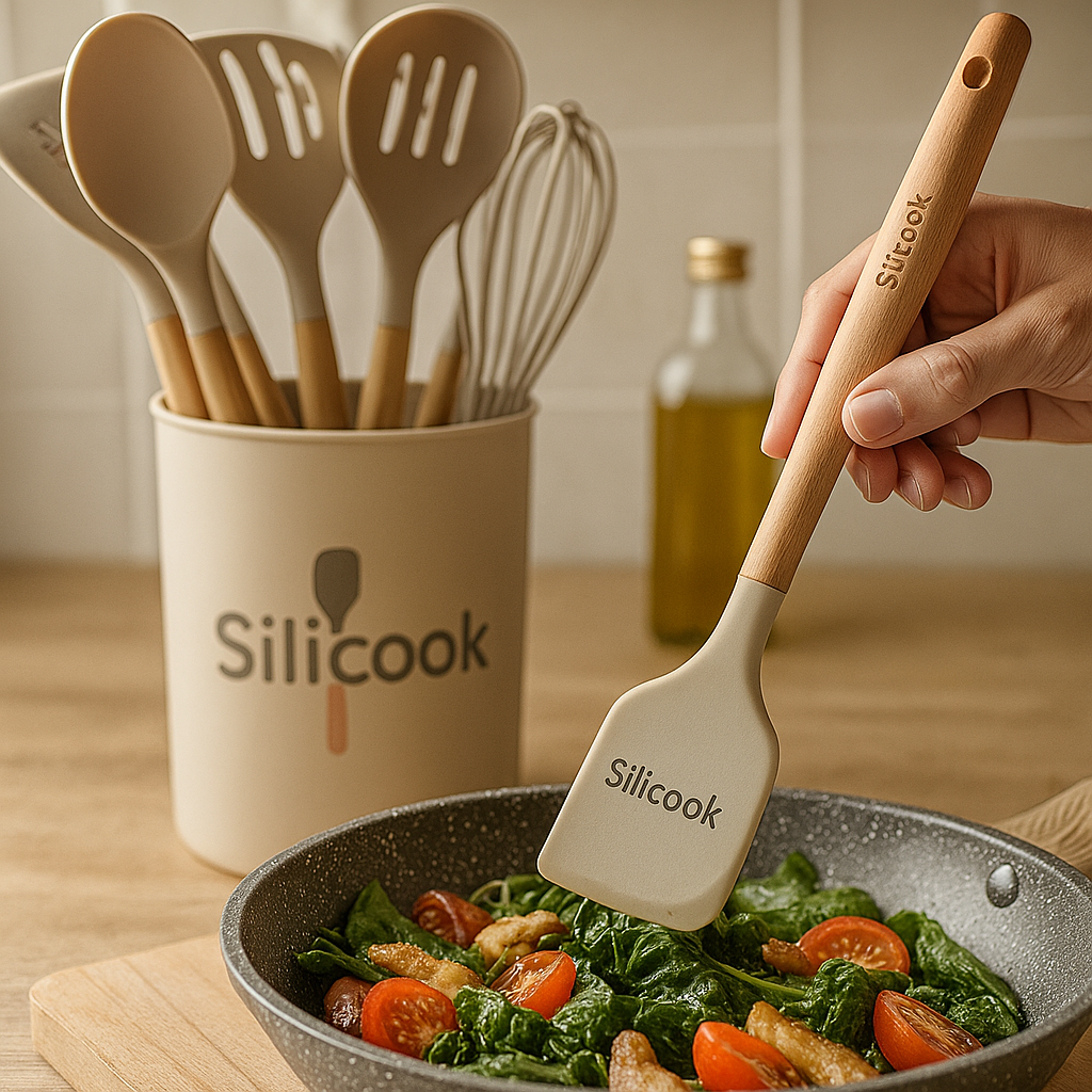 SET DE UTENSILIOS DE SILICONA