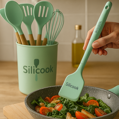 SET DE UTENSILIOS DE SILICONA