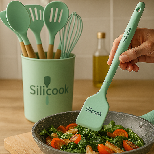 SET DE UTENSILIOS DE SILICONA