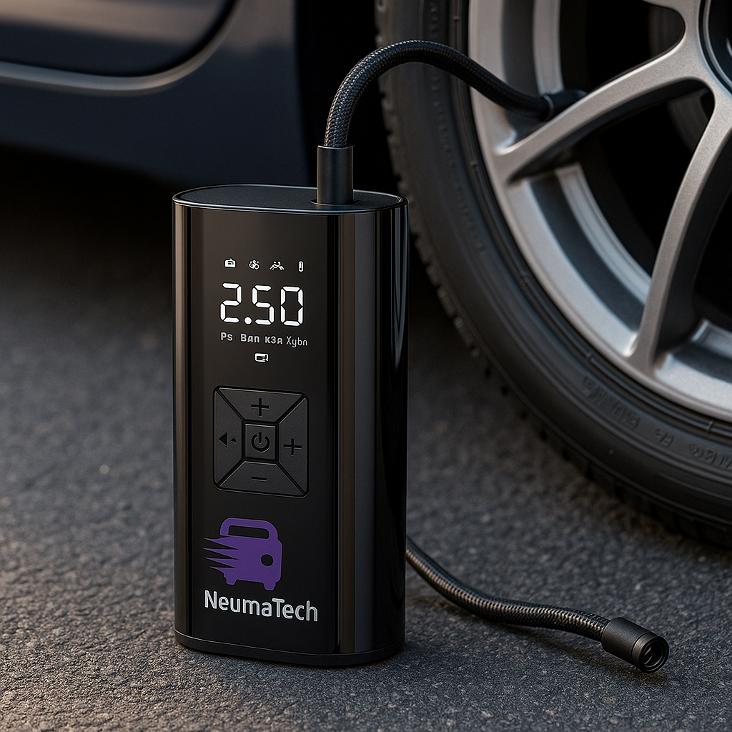 NeumaTech: Inflador De Llantas Portátil Recargable Usb