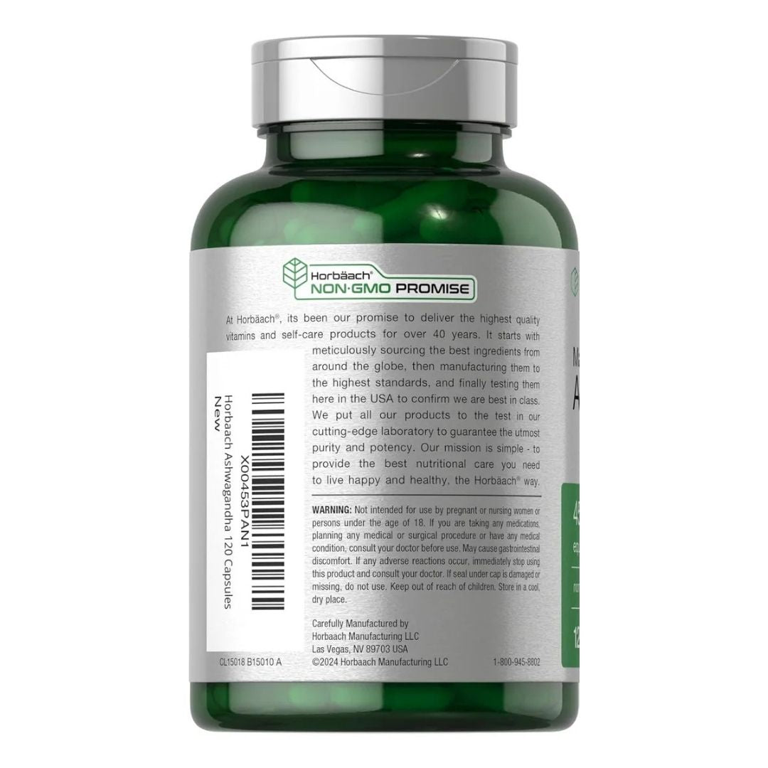 ASHWAGANDHA SUPLEMENTO ANTI ESTRES