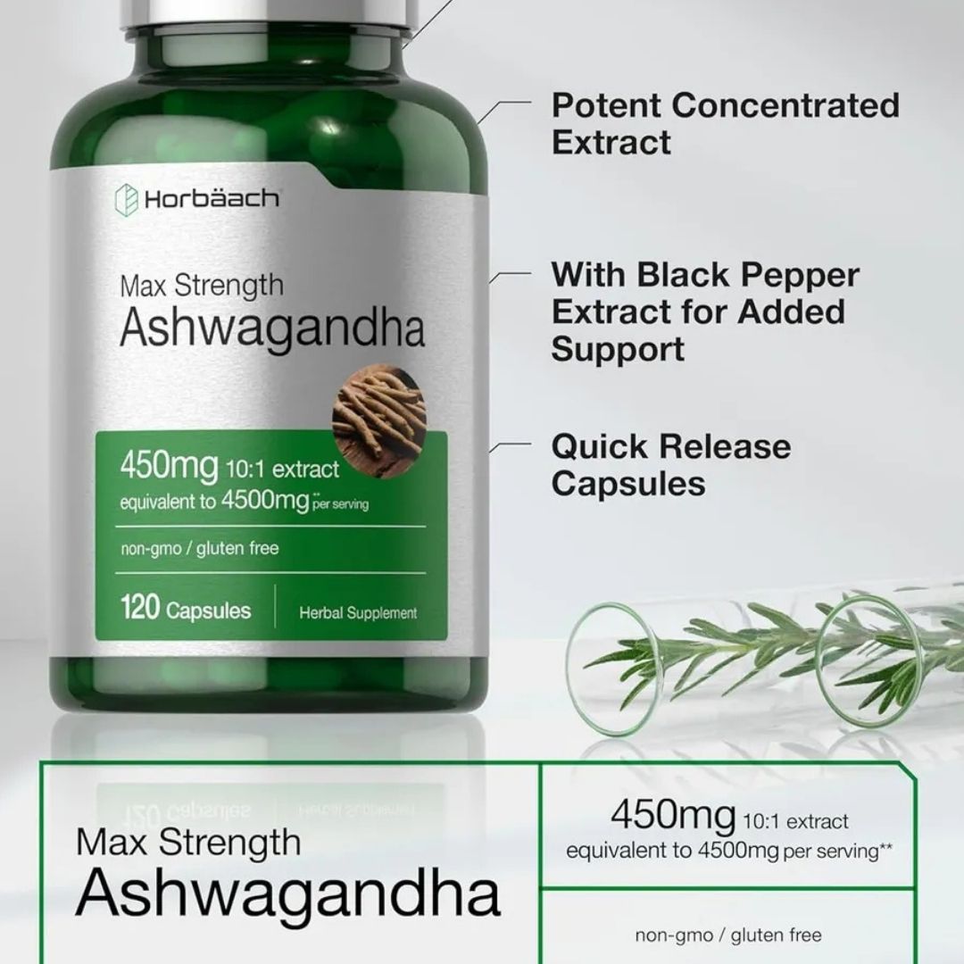 ASHWAGANDHA SUPLEMENTO ANTI ESTRES