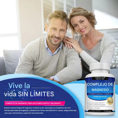 Magnesium Complex 1000 mg – EL ORIGINAL -  Mejor descanso, regresa al baño sin problemas y recuperación muscular