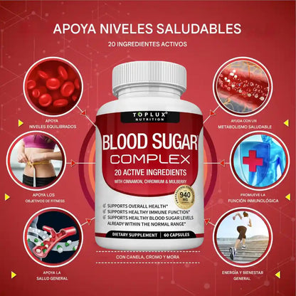 Blood Sugar Complex™ – Apoyo diario para un azúcar en equilibrio, sin complicaciones