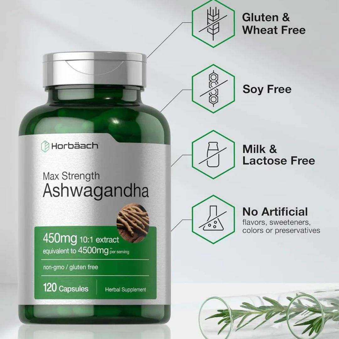 ASHWAGANDHA SUPLEMENTO ANTI ESTRES