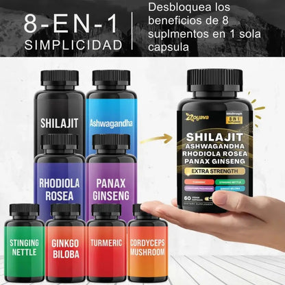 Shilajit Zoyava™ 8 en 1 - Uno de los suplementos mas completos del mercado!
