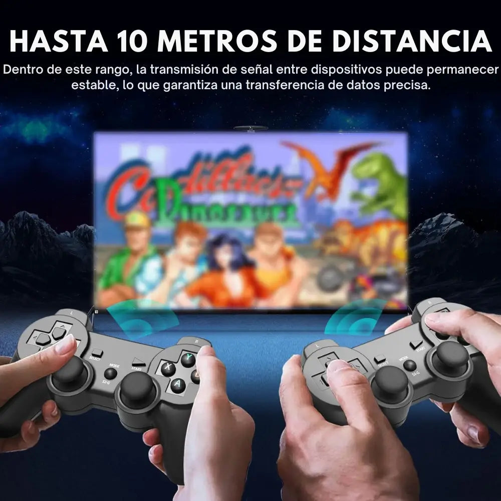 GAME STICK - Consola Retro con mas de 20.000 juegos preinstalados, incluye todos los accesorios.