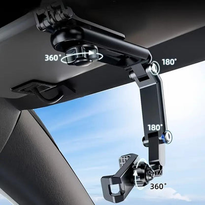 Safe View: Soporte 360° para Celular en Parasol: Manejá Seguro y con Todo a la Vista