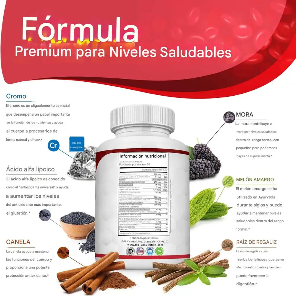 Blood Sugar Complex™ – Apoyo diario para un azúcar en equilibrio, sin complicaciones