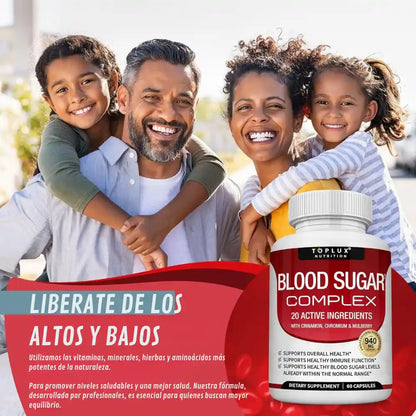 Blood Sugar Complex™ – Apoyo diario para un azúcar en equilibrio, sin complicaciones