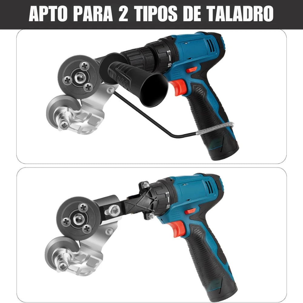 DrillCut Pro™ – Cortá láminas metálicas como un profesional, sin esfuerzo.