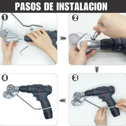 DrillCut Pro™ – Cortá láminas metálicas como un profesional, sin esfuerzo.