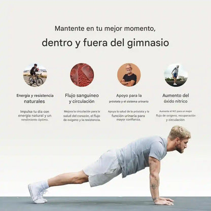 Combo SNAP Oxido Nitrico (60) + Prostate Helth (90) - Soporte Completo para Bienestar Prostático & Confort Urinario (suministro para 1 mes)