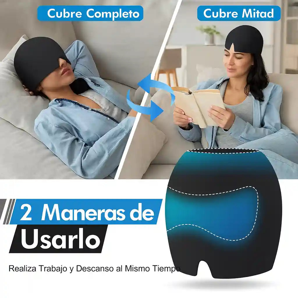 Gorro de Gel Terapéutico CalmHead™ – Alivio para migrañas y dolores de cabeza