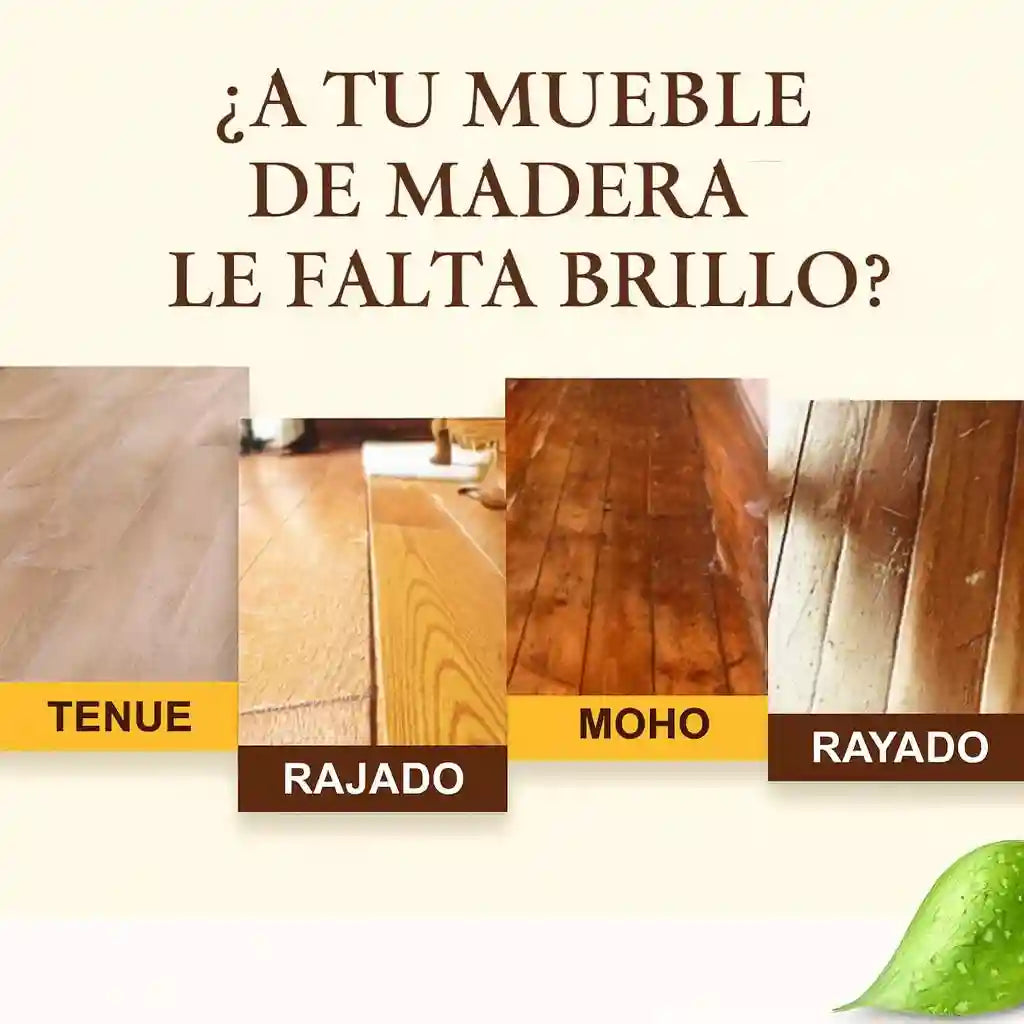 Beewax Restaurador de Muebles – Brillo Natural + Protección Duradera para Tu Madera