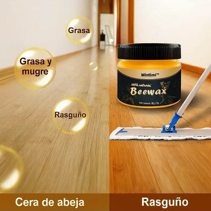 Beewax Restaurador de Muebles – Brillo Natural + Protección Duradera para Tu Madera