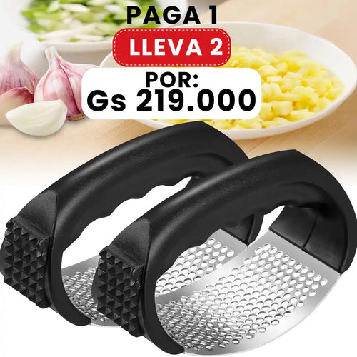 2 x 1 AjoPress™ - Triturador de Ajo Premium, evita olores desagradables en tus manos!