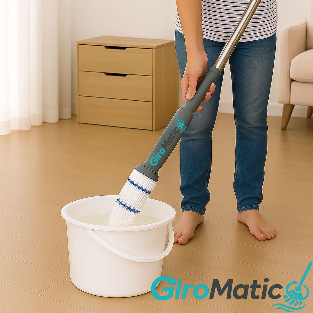 Giro Matic - TRAPEADOR MOPA CON MANGO AUTOESCURRIDOR
