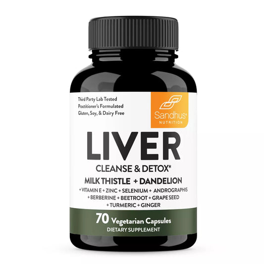 Liver Cleanse & Detox®: Desintoxicación natural para sentirte más liviano cada día (70 Cápsulas)