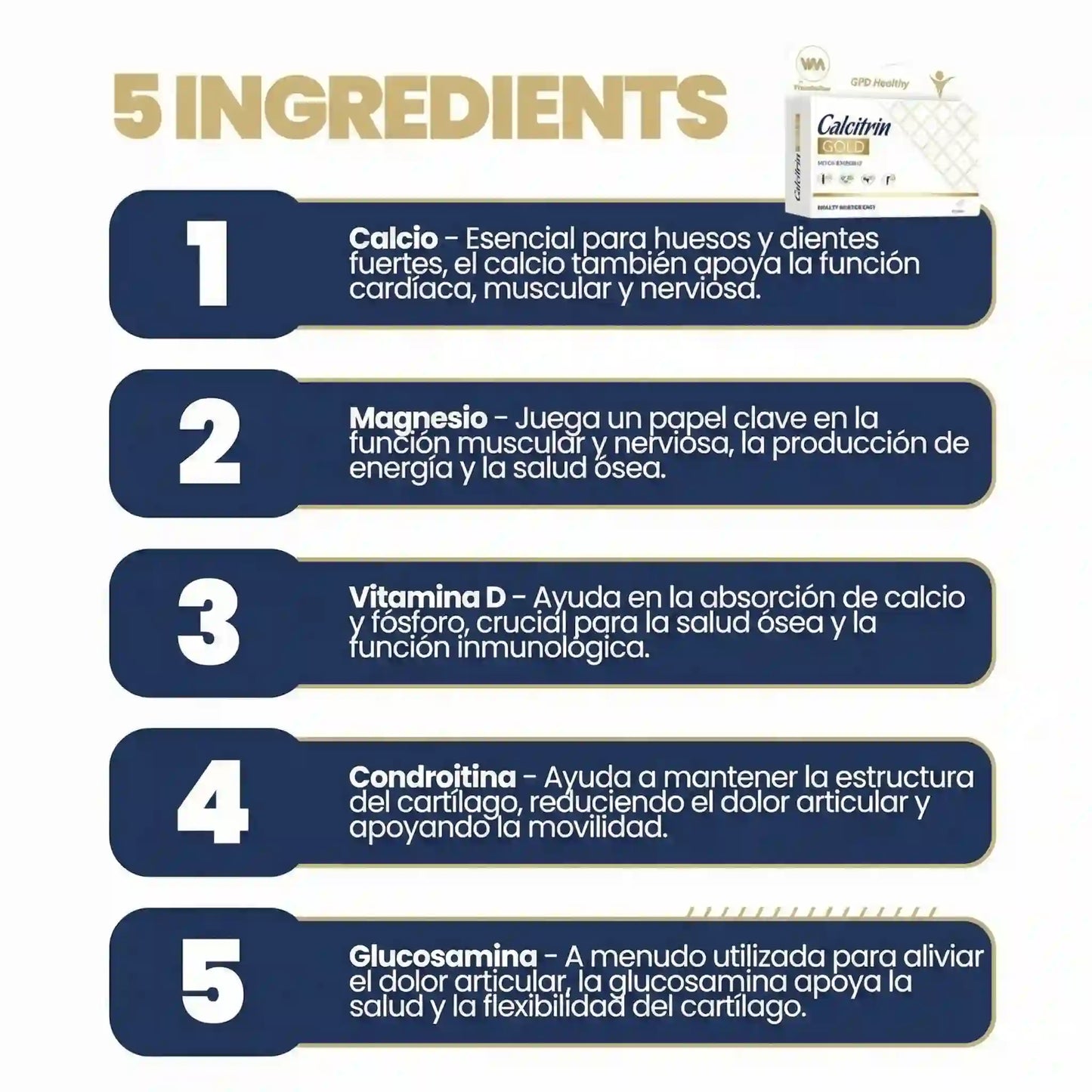 Calcitrin Gold: El soporte definitivo para recuperar tu movilidad y fortalecer tus huesos día a día.