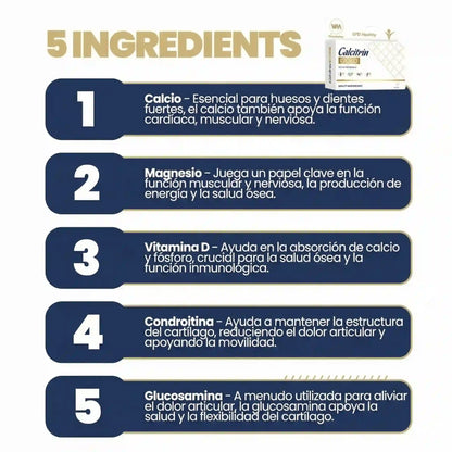 Calcitrin Gold: El soporte definitivo para recuperar tu movilidad y fortalecer tus huesos día a día.