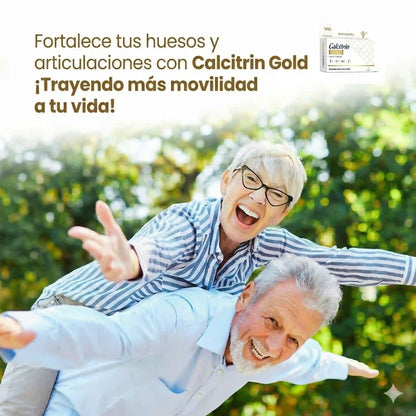 Calcitrin Gold: El soporte definitivo para recuperar tu movilidad y fortalecer tus huesos día a día.