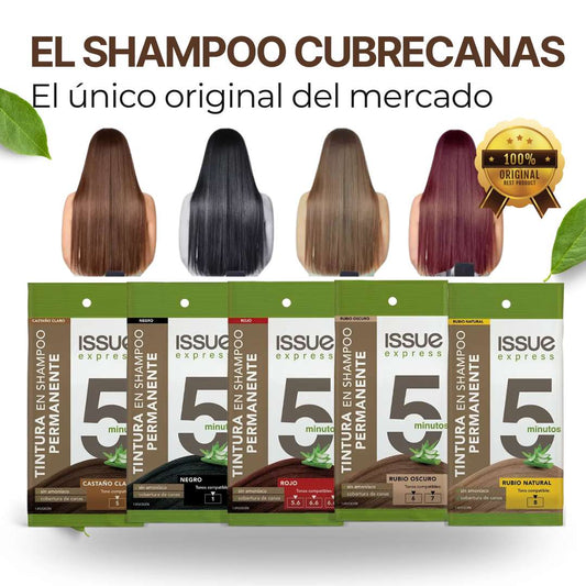 Issue - Shampoo cubre canas, efectivo y fácil de aplicar. EL ORIGINAL.