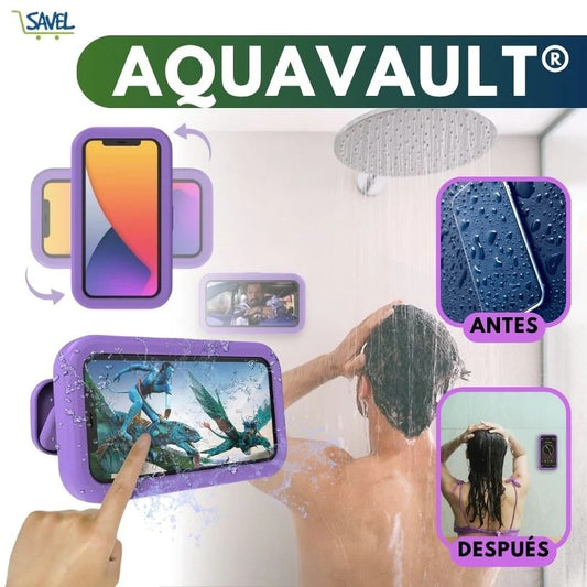 Aqua Vault®: Porta celular resistente al agua, Usa el celular en la ducha