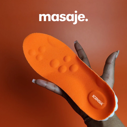 Plantilla ortopedica masaje