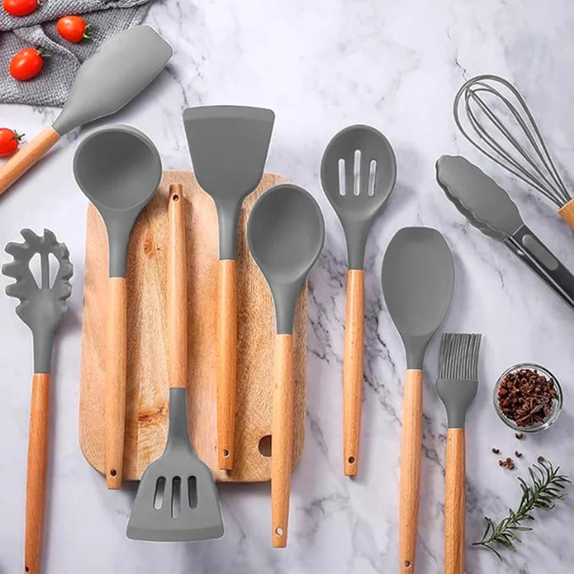 SET DE UTENSILIOS DE SILICONA