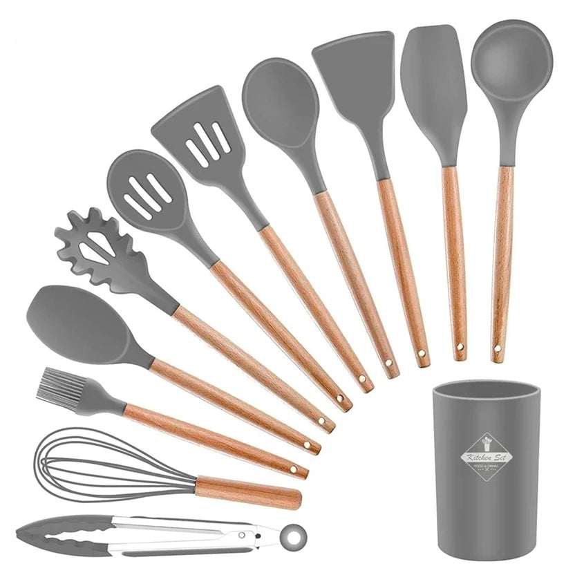 SET DE UTENSILIOS DE SILICONA